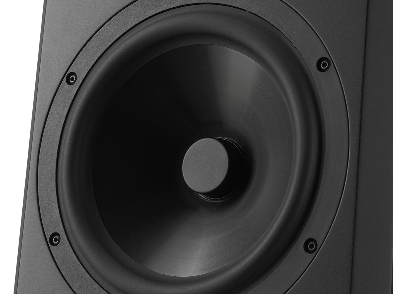 Dettaglio originale del woofer dell’EPOS ES-14N nero